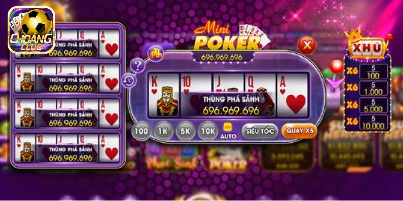 Giới thiệu game quay hũ Mini Poker hấp dẫn